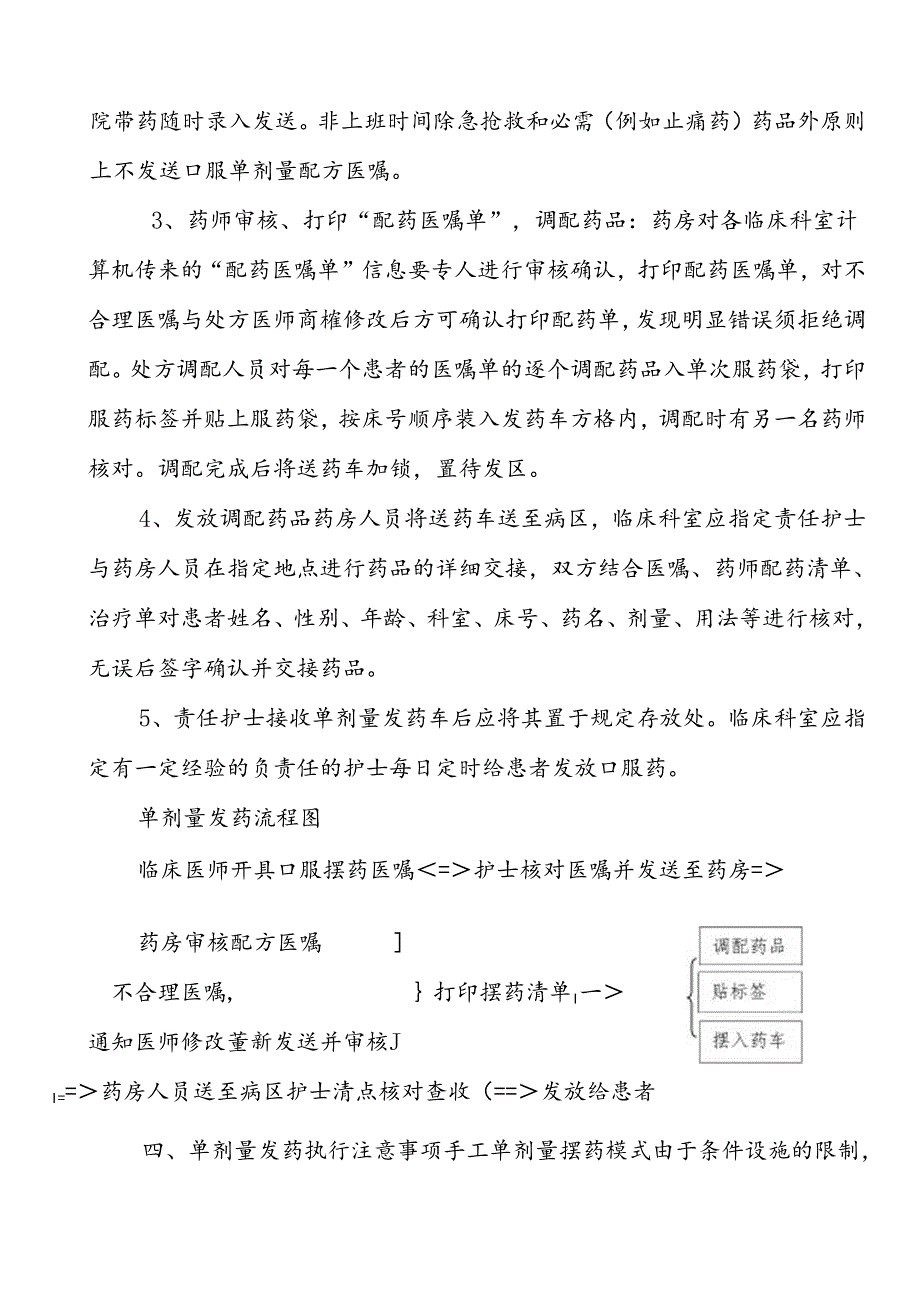 住院患者口服药品单剂量发药流程.docx_第2页