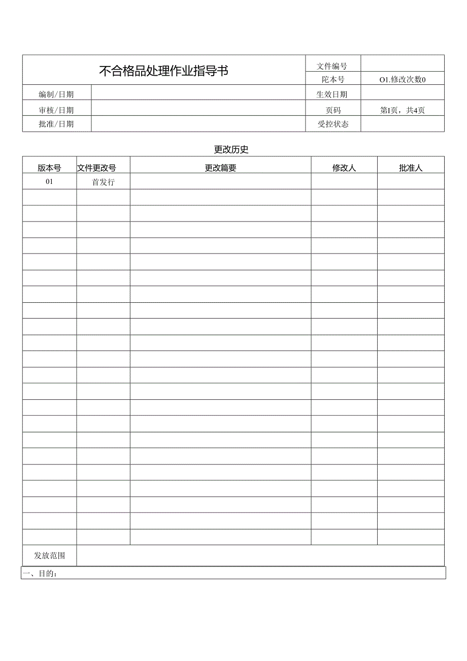 不合格品处理作业指导书.docx_第1页