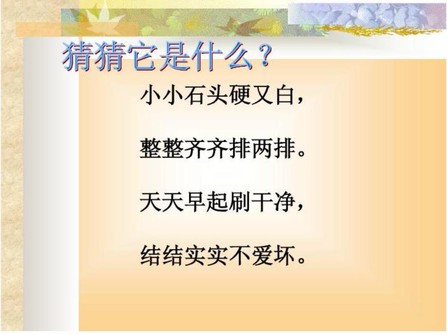 大班健康活动《我的牙齿掉了》PPT课件教案我的牙掉了.pptx_第2页