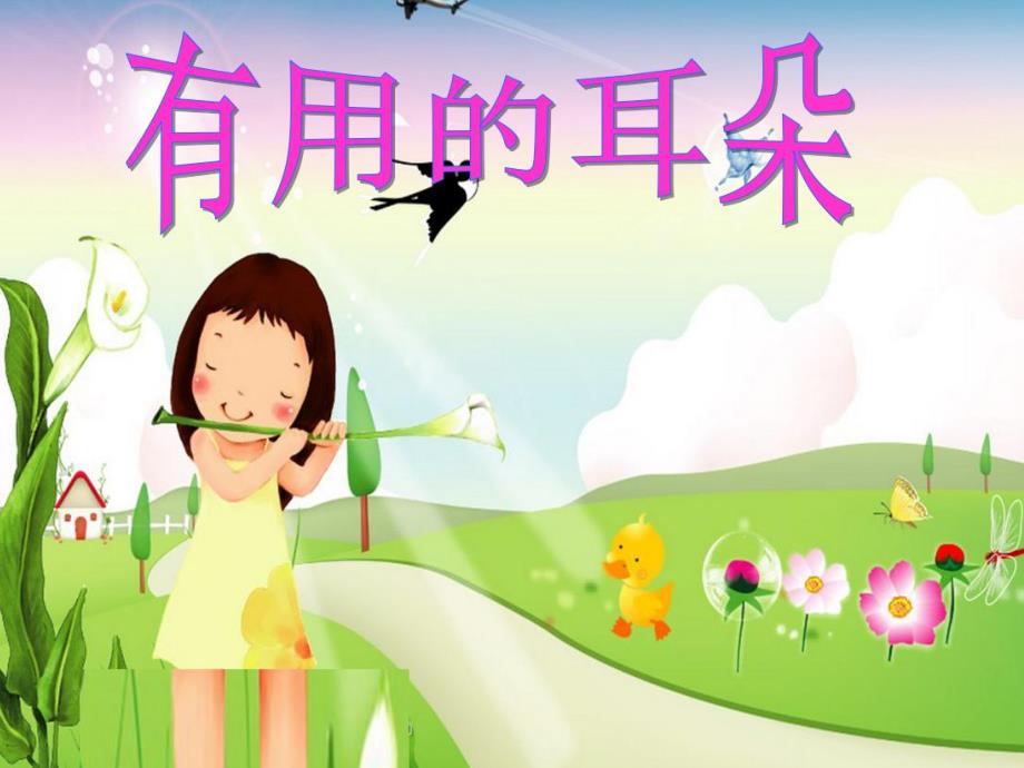 中班健康《有用的耳朵》PPT课件教案.ppt_第1页