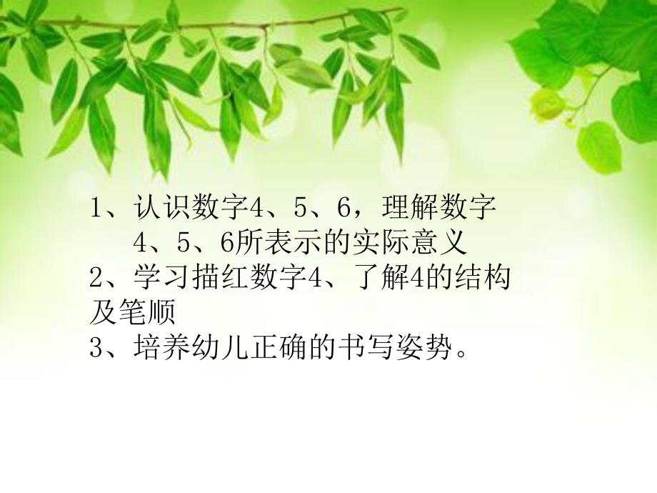 中班数学《认识数字4、5、6》PPT课件中班数学《认识数字4、5、6》PPT课件.ppt_第2页