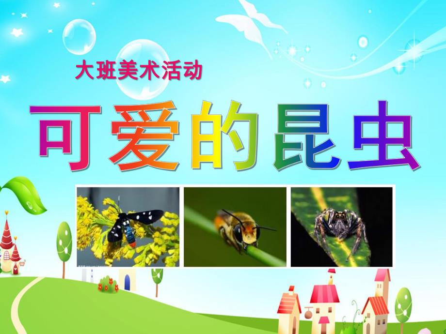 大班美术活动《可爱的昆虫》PPT课件ppt课件.ppt_第1页