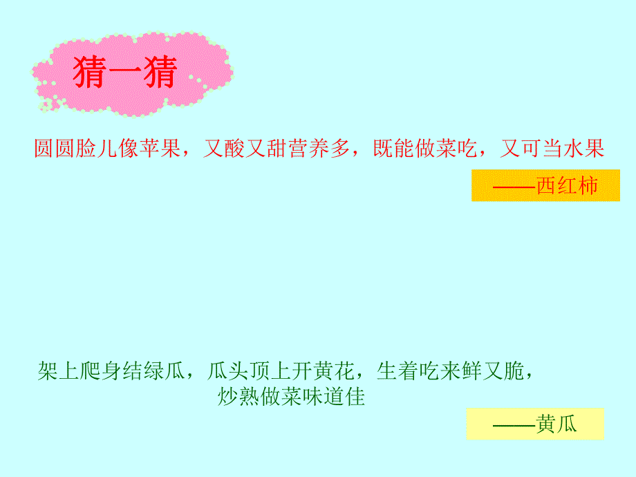 幼儿园科学认知活动《各种各样的蔬菜》PPT课件教案蕾蕾班科学认知活动《各种各样的蔬菜》.ppt_第2页