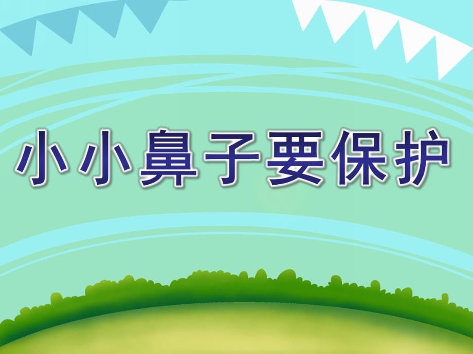 小班健康教育《小小鼻子要保护》PPT课件教案PPT课件.ppt_第1页