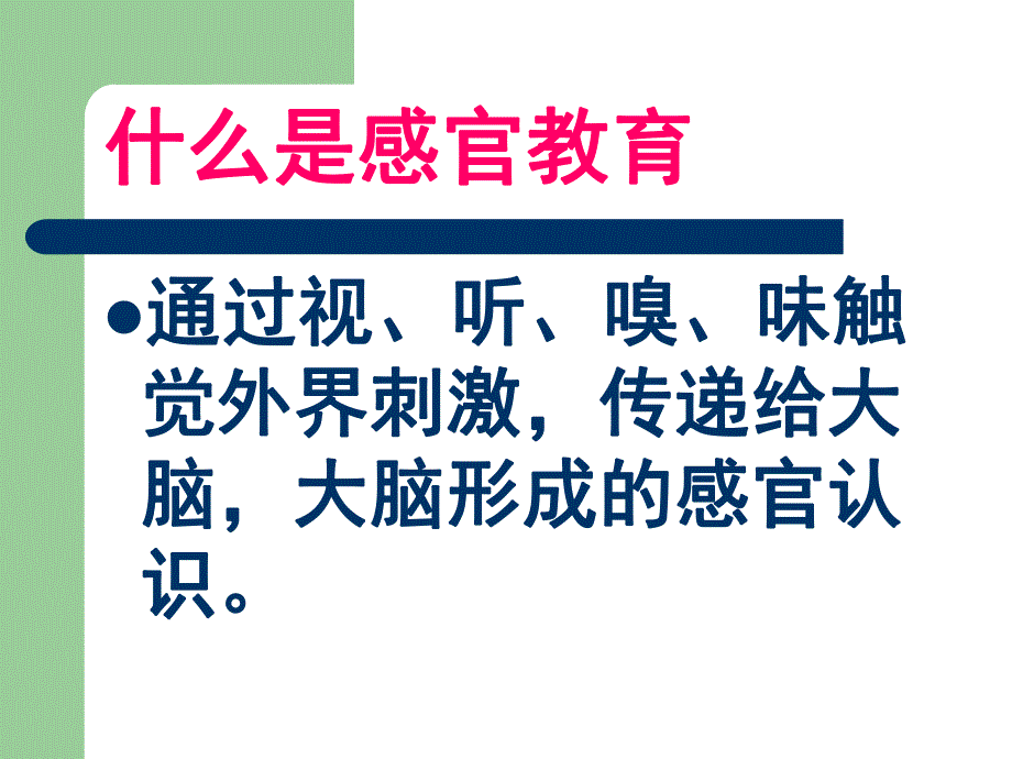 幼儿园蒙特梭利感官培训PPT课件蒙特梭利师资培训.感官ppt.pptx_第2页