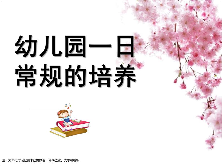 幼儿园一日常规的培养PPT课件幼儿园一日常规的培养.pptx_第1页